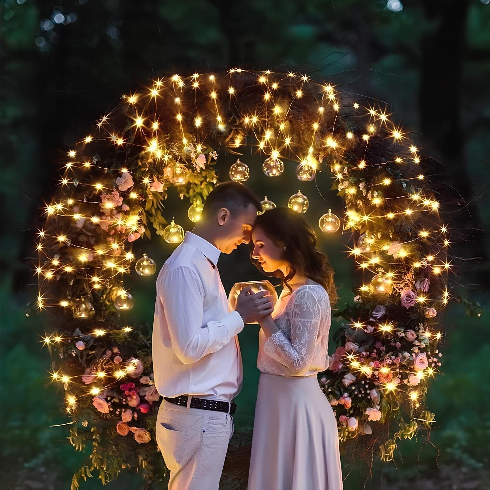 Solar Fairy Lights Outdoor String with LED Copper Wire and Garden Lighting Powered Yard - Image 3