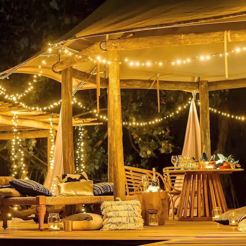 Solar Fairy Lights Outdoor String with LED Copper Wire and Garden Lighting Powered Yard - Image 4