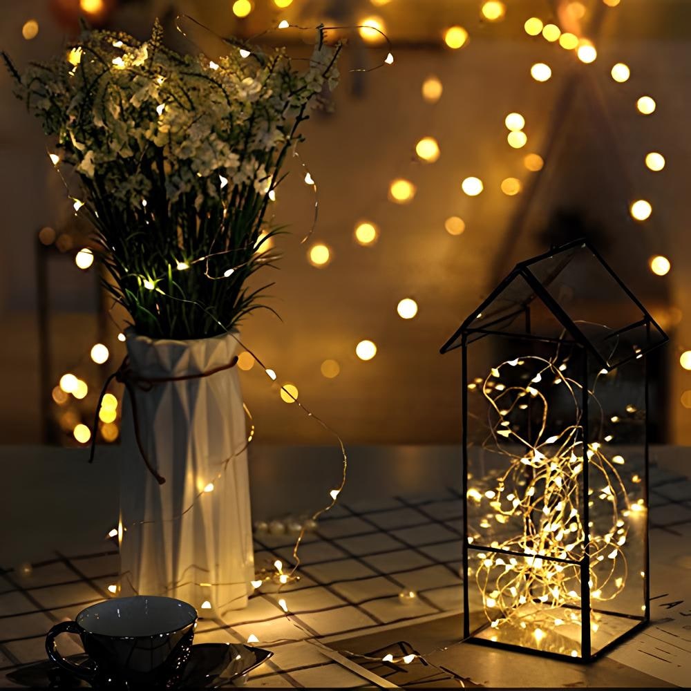 Solar Fairy Lights Outdoor String with LED Copper Wire and Garden Lighting Powered Yard - Image 6