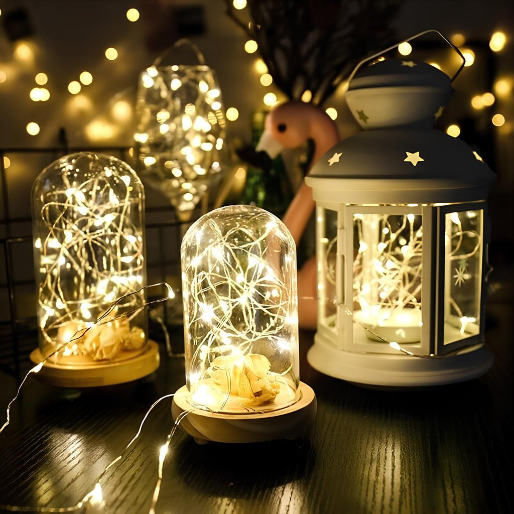 Solar Fairy Lights Outdoor String with LED Copper Wire and Garden Lighting Powered Yard - Image 7