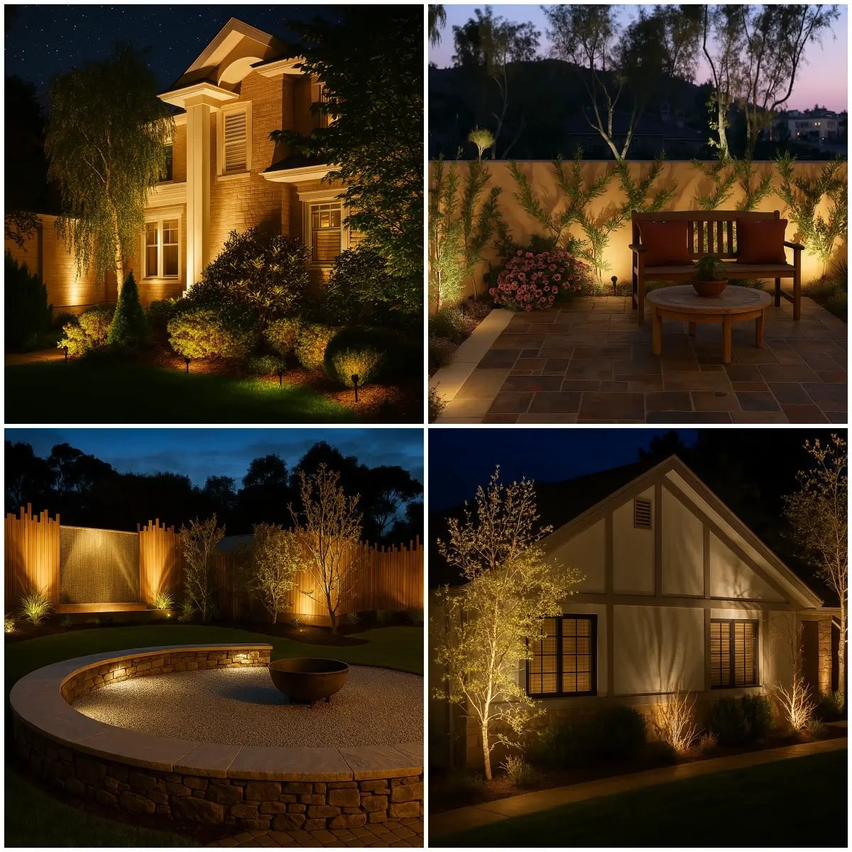 Solar Garden Lights Landscape Outdoor Spotlights Adjustable LED Waterproof Accent - Image 16