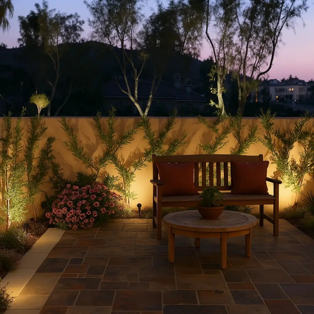 Solar Garden Lights Landscape Outdoor Spotlights Adjustable LED Waterproof Accent - Image 4