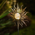 Solar Garden Lights with Crackle Glass Globe Pathway Stake Waterproof Outdoor Powered Landscape - Image 10