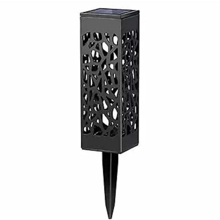 Solar Pathway Lights for Garden and Lawn with Hollow-Carved Design and Solar-Powered LED - Image 4