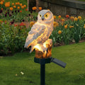 Solar Pathway Lights Garden Outdoor Waterproof LED Owl Stake Decorative - Image 1
