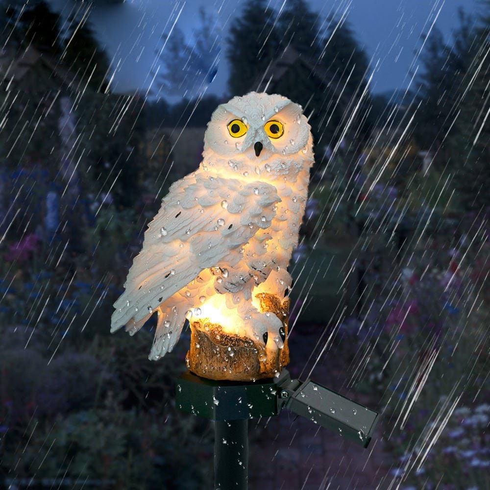 Solar Pathway Lights Garden Outdoor Waterproof LED Owl Stake Decorative - Image 3
