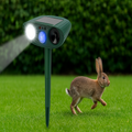 Solar Powered Ultrasonic Pest Repeller with Motion Sensor and LED Flashing Light for Garden - Image 22