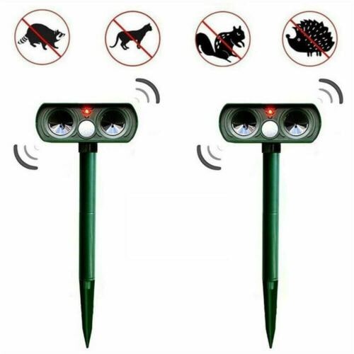 Solar Ultrasonic Mouse and Rodent Repellent with Motion Detection and Outdoor Stake - Image 3