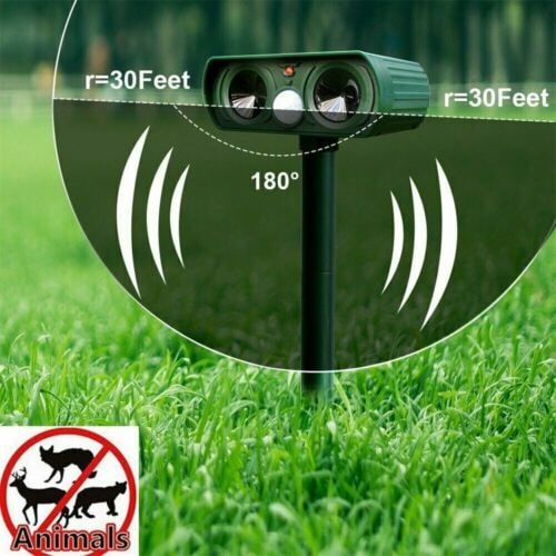 Solar Ultrasonic Mouse and Rodent Repellent with Motion Detection and Outdoor Stake - Image 5