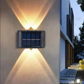 Solar Wall Lights Outdoor with Up and Down LED Lighting for Fence and Exterior Battery Powered Lamp - Image 1