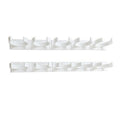 Spice Organizer Kitchen Cabinet Wall Hanging Rack with Adhesive Gripper Clips - Image 6
