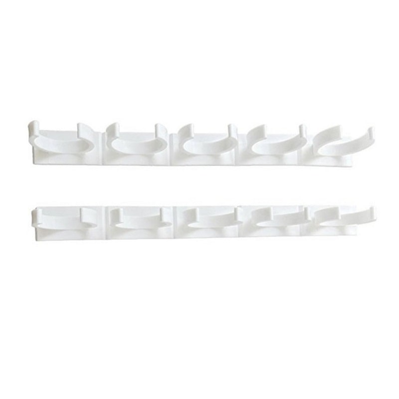 Spice Organizer Kitchen Cabinet Wall Hanging Rack with Adhesive Gripper Clips - Image 6