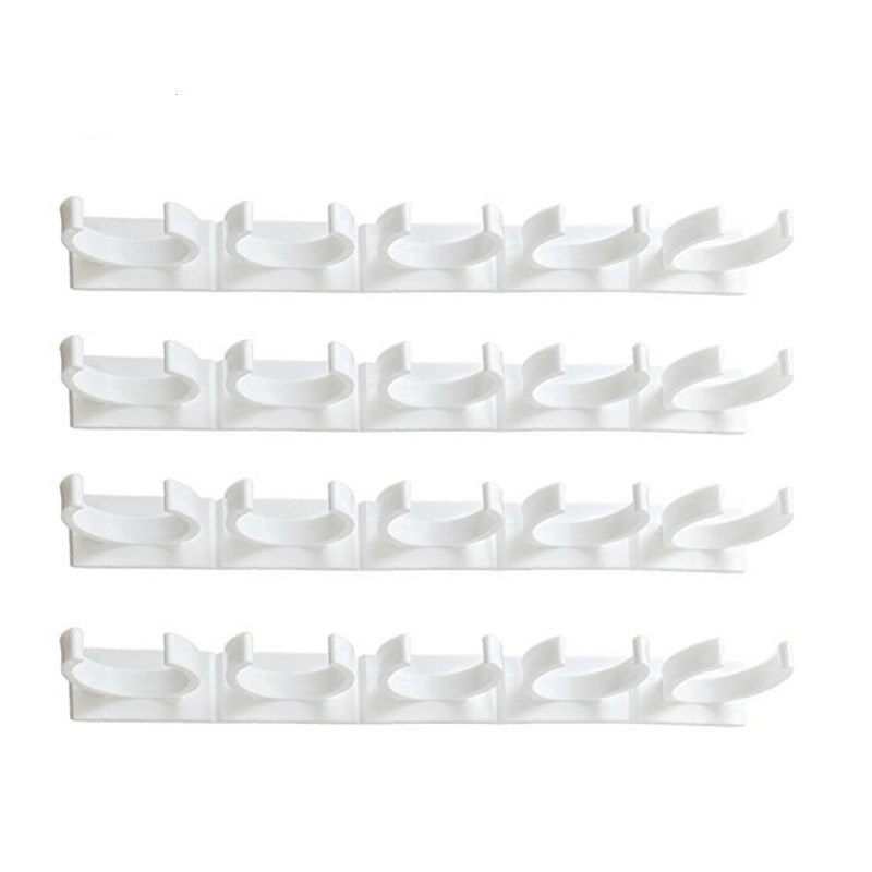 Spice Organizer Kitchen Cabinet Wall Hanging Rack with Adhesive Gripper Clips - Image 8