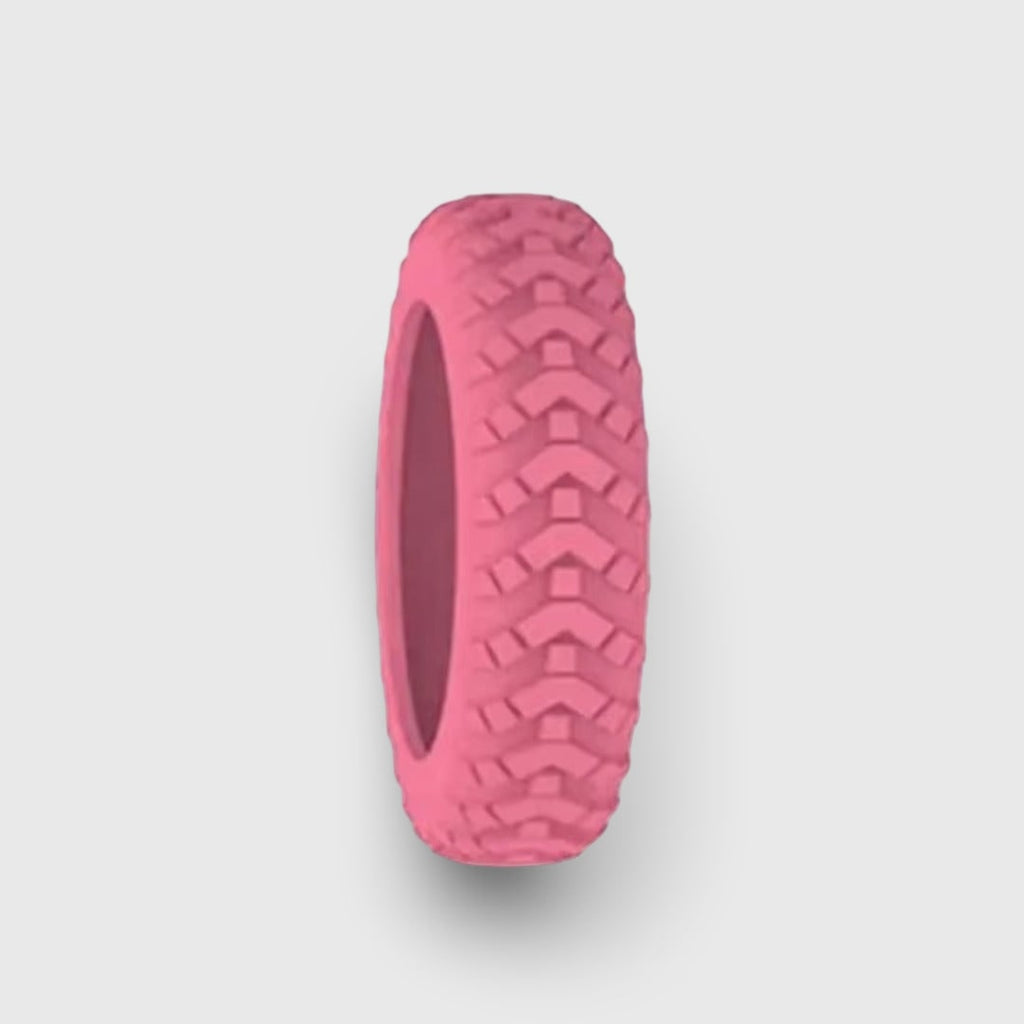 Spinner Wheel Covers Silicone Luggage Tire Tread Pattern Stretchable Travel Protectors - Image 6