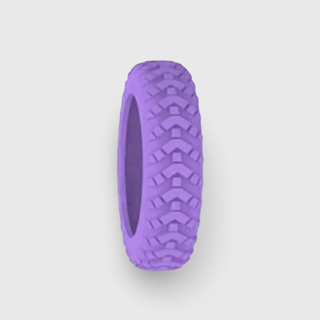 Spinner Wheel Covers Silicone Luggage Tire Tread Pattern Stretchable Travel Protectors - Image 7