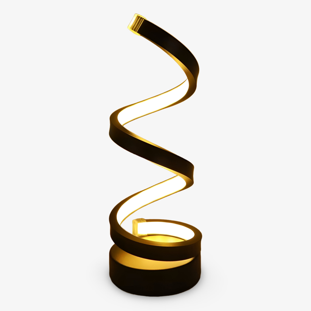 Spiral LED Table Lamp with Adjustable Color Temperature and Desk Light Function - Image 14