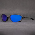Sports Sunglasses Polarized Uv400 with Wrap-Around Metallic Frame Aviator - Image 8