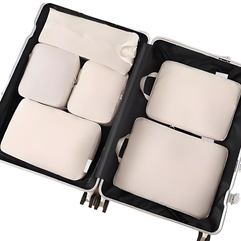 6 Piece Compression Packing Cube Travel Storage Set
