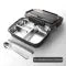 Stainless Steel Bento Lunch Box with Airtight Compartments and Included Cutlery - Image 2