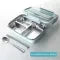 Stainless Steel Bento Lunch Box with Airtight Compartments and Included Cutlery - Image 3