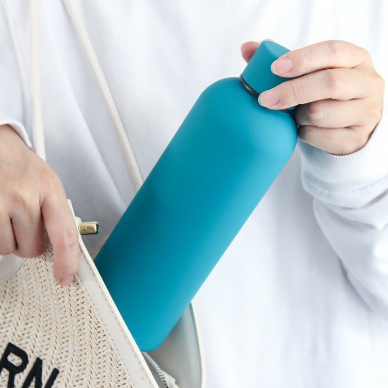 Stainless Steel Reusable Insulated Water Bottle Matte Portable Outdoor Travel - Image 3