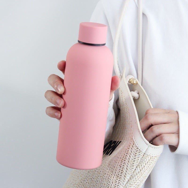 Stainless Steel Reusable Insulated Water Bottle Matte Portable Outdoor Travel - Image 4