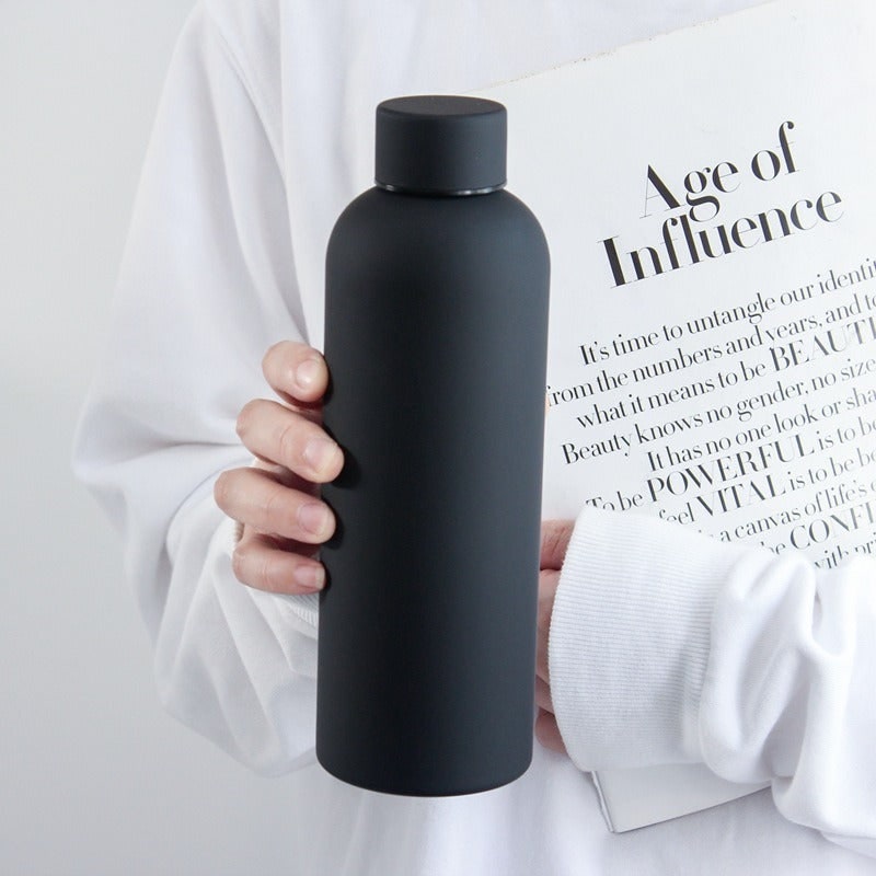 Stainless Steel Reusable Insulated Water Bottle Matte Portable Outdoor Travel - Image 6
