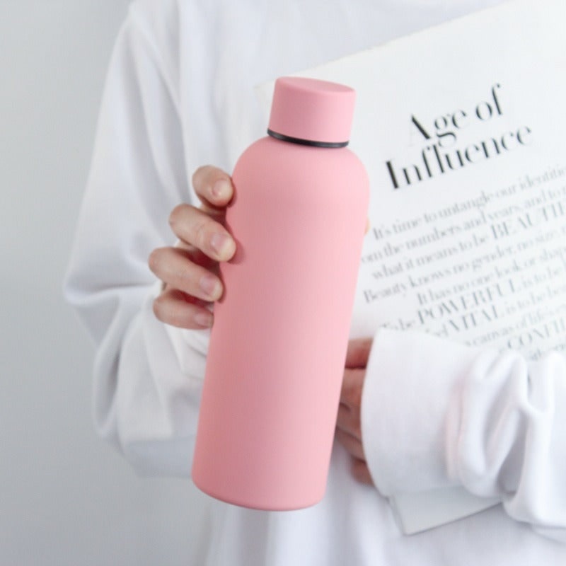 Stainless Steel Reusable Insulated Water Bottle Matte Portable Outdoor Travel - Image 7