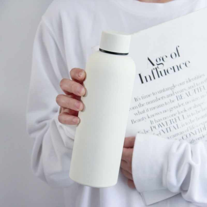 Stainless Steel Reusable Insulated Water Bottle Matte Portable Outdoor Travel - Image 8
