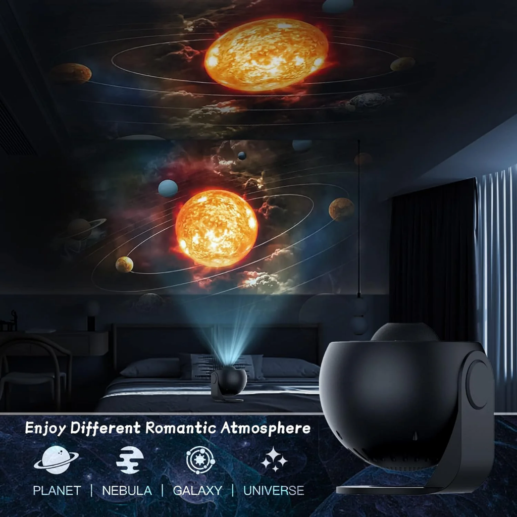 Star Projector Night Light with Galaxy Nebula Ceiling Projection and Adjustable Stand - Image 10