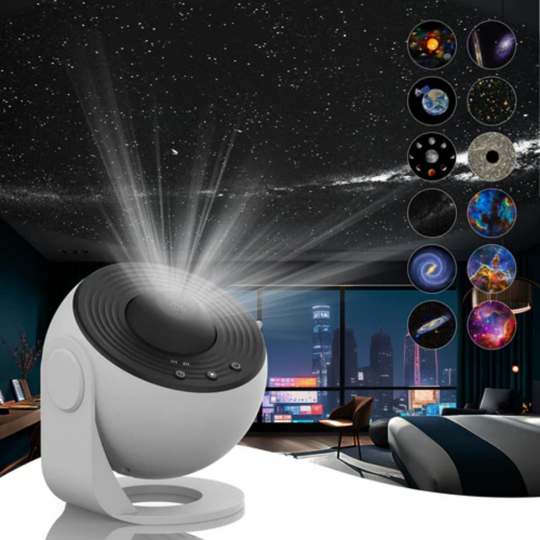 Star Projector Night Light with Galaxy Nebula Ceiling Projection and Adjustable Stand - Image 16