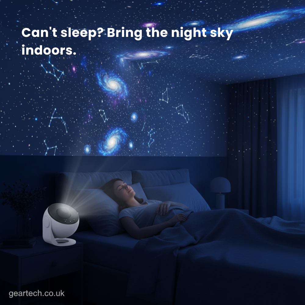 Star Projector Night Light with Galaxy Nebula Ceiling Projection and Adjustable Stand - Image 18