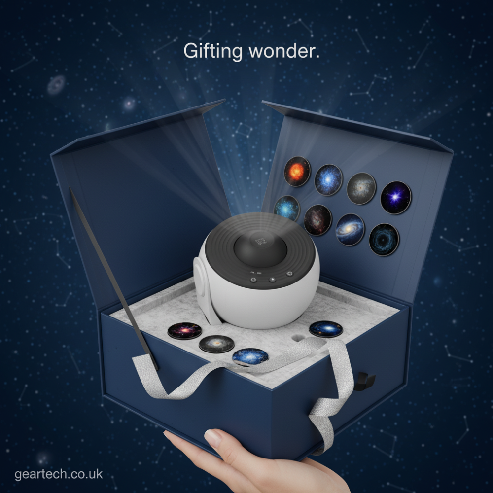 Star Projector Night Light with Galaxy Nebula Ceiling Projection and Adjustable Stand - Image 19