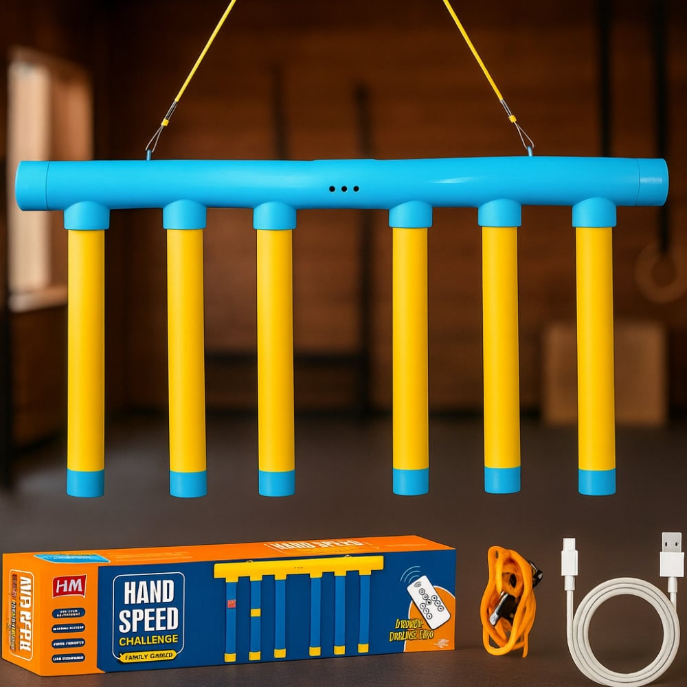 Stick Game Reaction Training Hand Eye Coordination Falling LED Rechargeable USB Drop - Image 1
