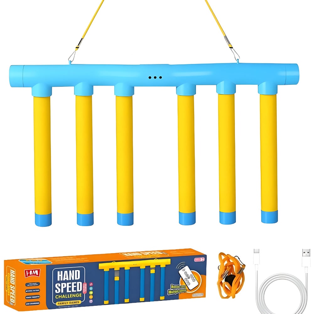 Stick Game Reaction Training Hand Eye Coordination Falling LED Rechargeable USB Drop - Image 11