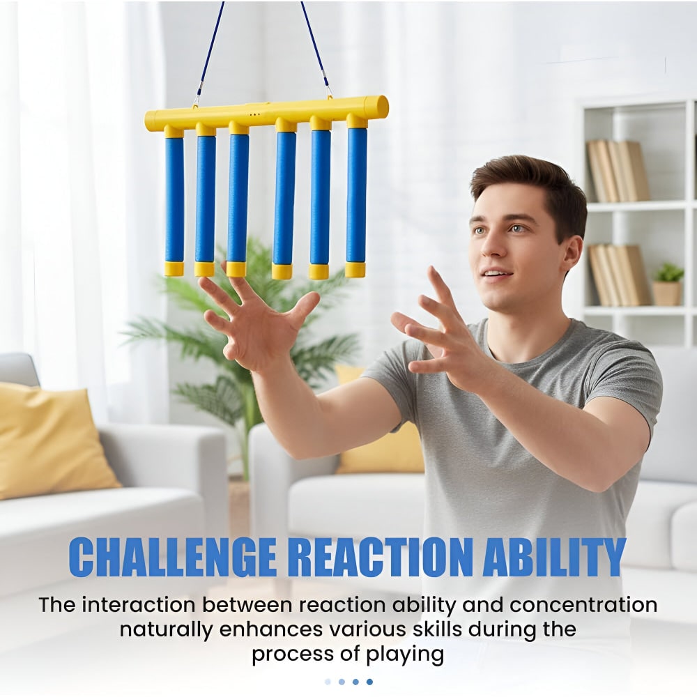 Stick Game Reaction Training Hand Eye Coordination Falling LED Rechargeable USB Drop - Image 4