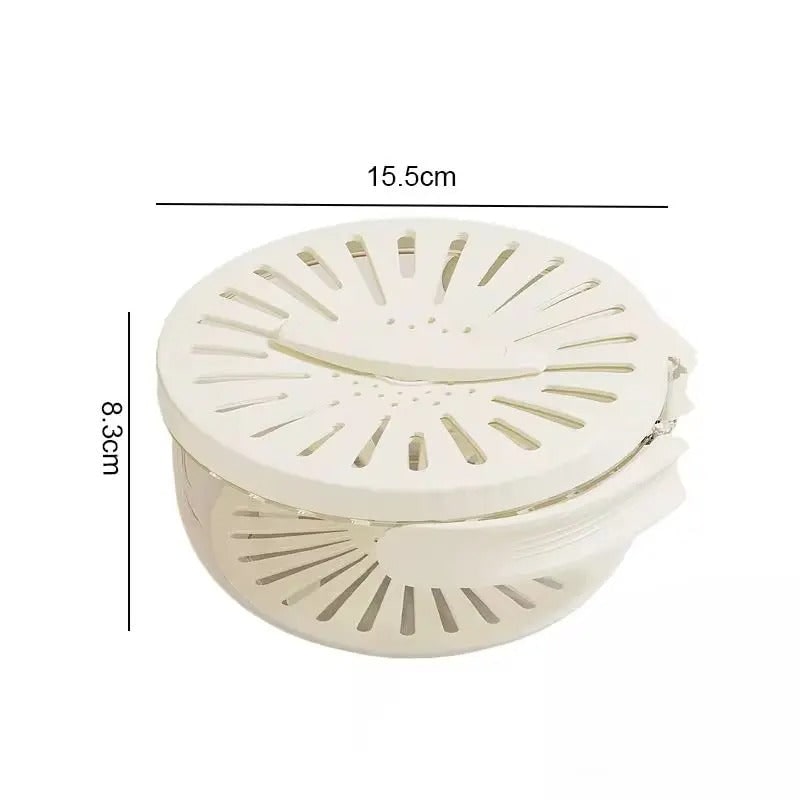 Storage Container with Draining Lid and Handle for Produce Washing and Refrigerator - Image 8