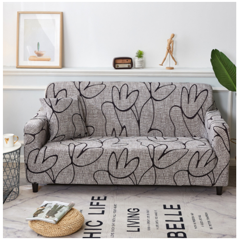 Stretch Fitted Sofa Cover with Elastic Slipcovers for Furniture Protection Outdoor - Image 1