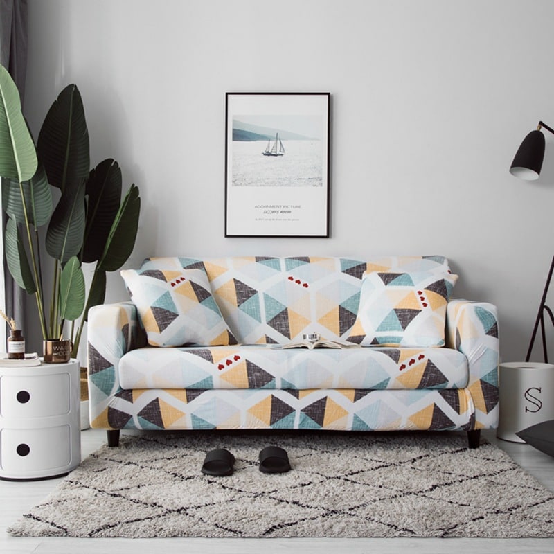 Stretch Fitted Sofa Cover with Elastic Slipcovers for Furniture Protection Outdoor - Image 9