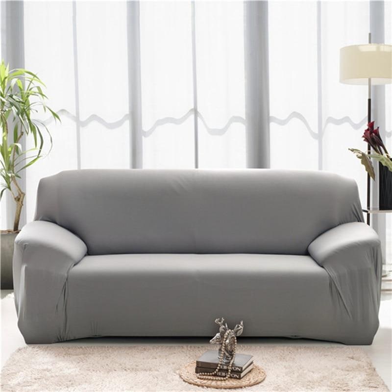 Stretch Sofa Cover Fitted Universal Slipcover with Wrinkle-Resistant Knit Fabric - Image 1