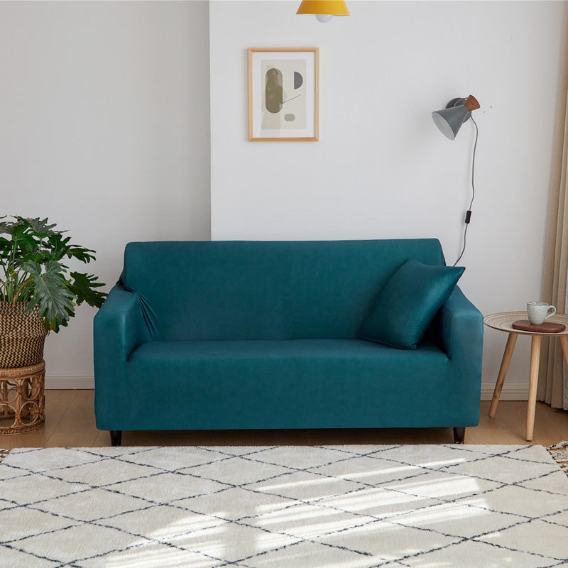 Stretch Sofa Cover Fitted Universal Slipcover with Wrinkle-Resistant Knit Fabric - Image 29