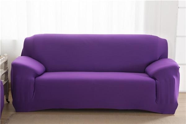 Stretch Sofa Cover Fitted Universal Slipcover with Wrinkle-Resistant Knit Fabric - Image 3