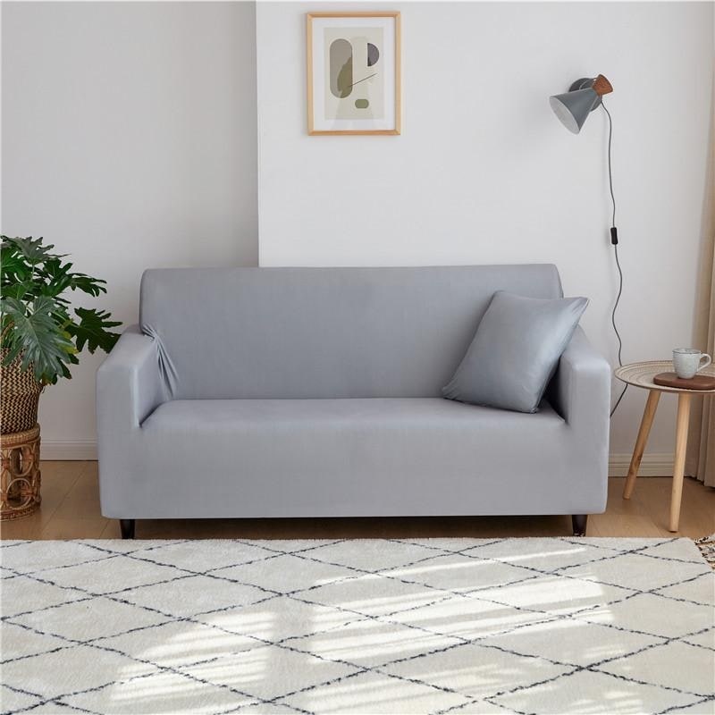 Stretch Sofa Cover Fitted Universal Slipcover with Wrinkle-Resistant Knit Fabric - Image 47