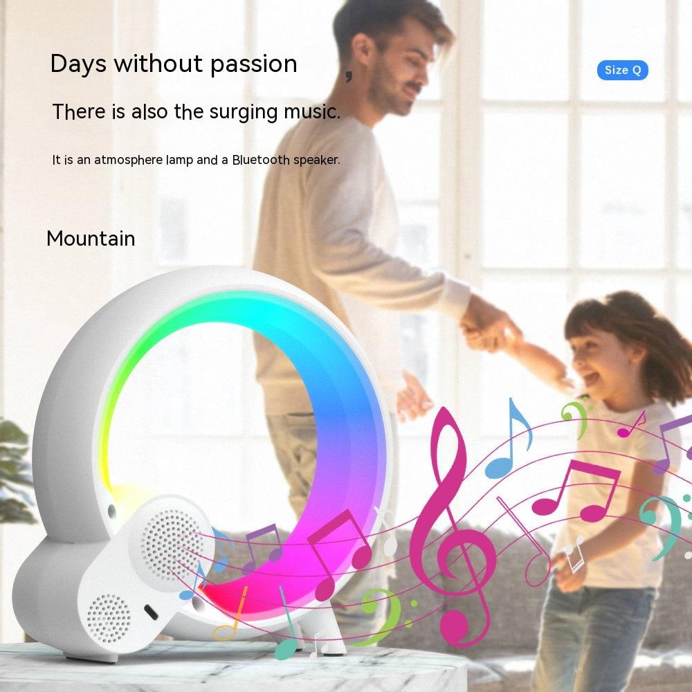 Sunrise Digital Alarm Clock with Sunlight Wake-Up Rgb Atmosphere Light and Remote Control - Image 6