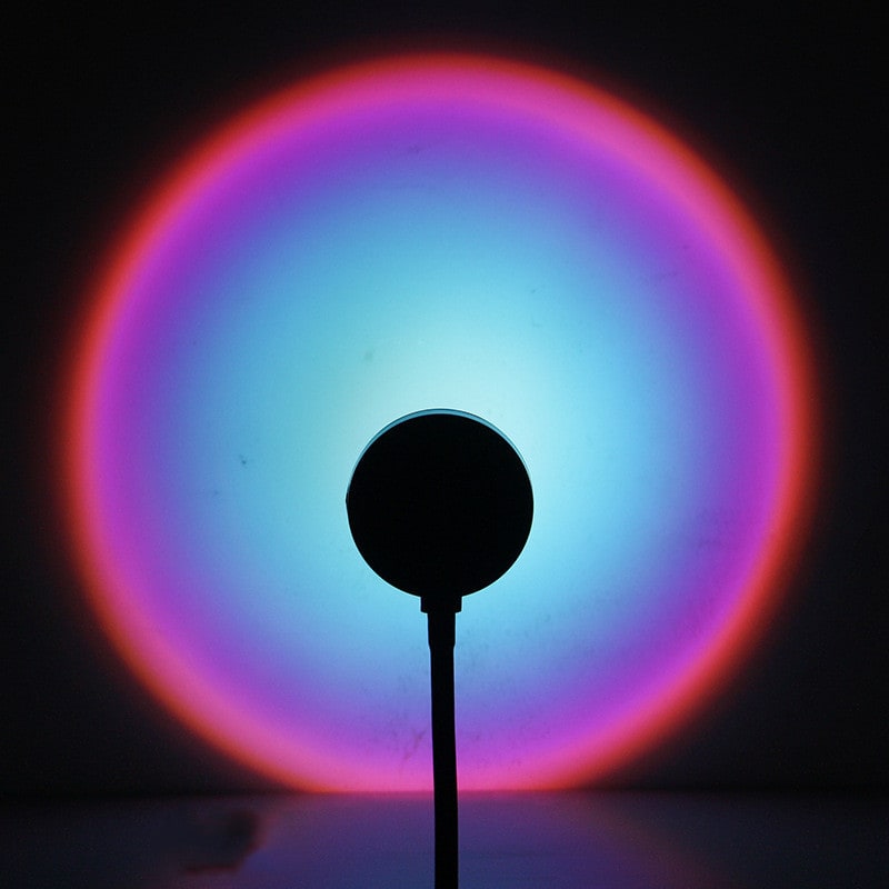 Sunset Lamp Projector with Adjustable Head and Power for Night Light Wall Decoration Ocean Wave - Image 1