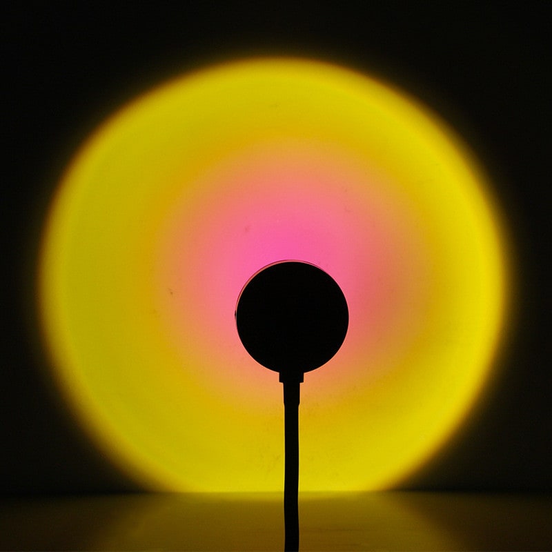 Sunset Lamp Projector with Adjustable Head and Power for Night Light Wall Decoration Ocean Wave - Image 11