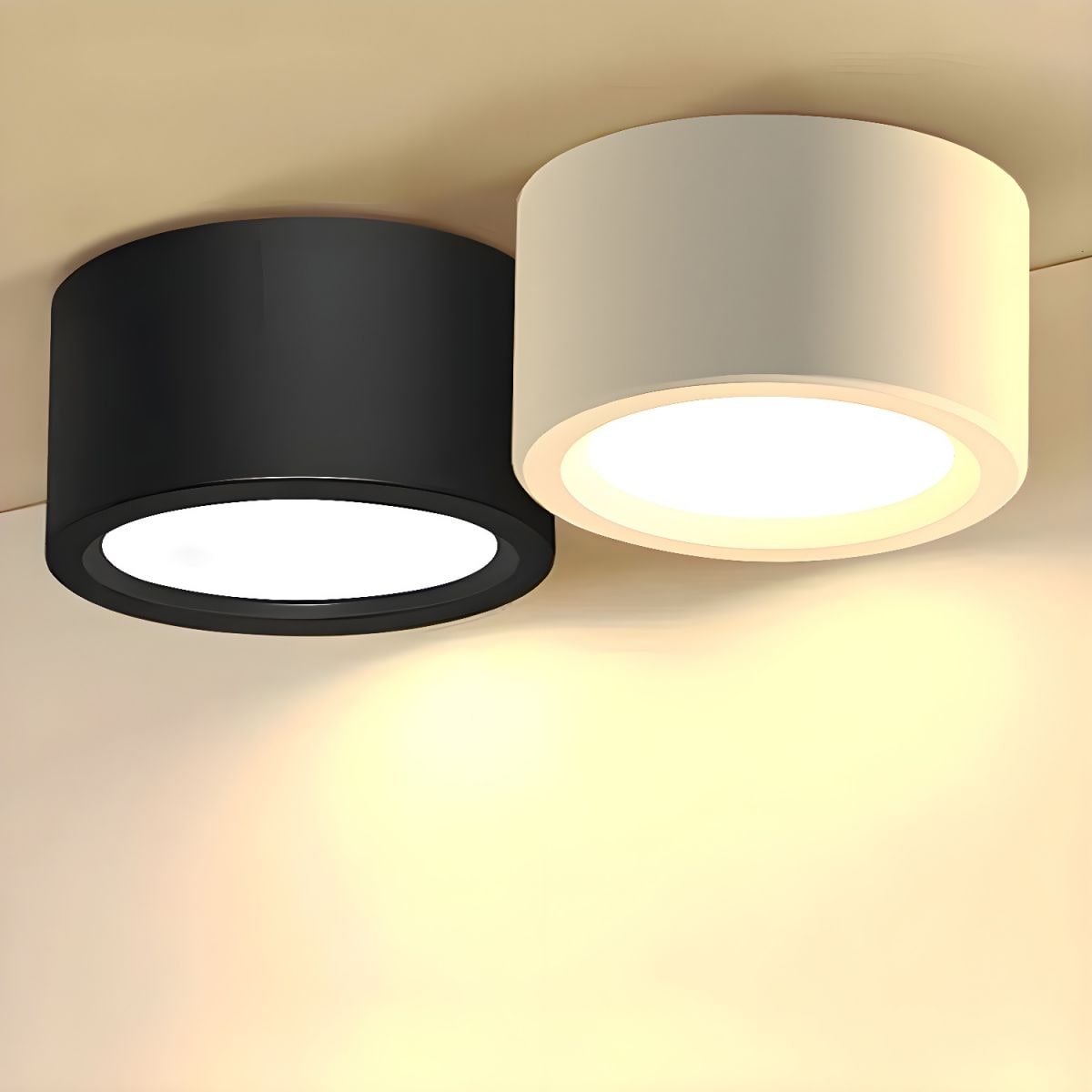 Surface Mount Downlight LED Cylindrical Metal Frosted Diffuser - Image 2