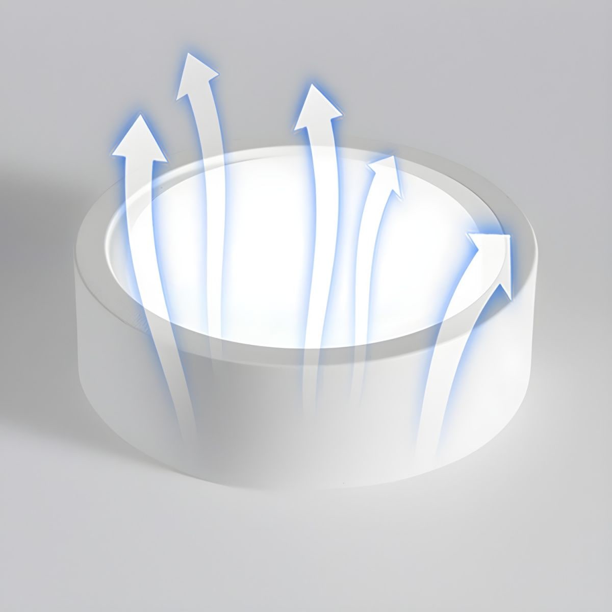 Surface Mount Downlight LED Cylindrical Metal Frosted Diffuser - Image 5