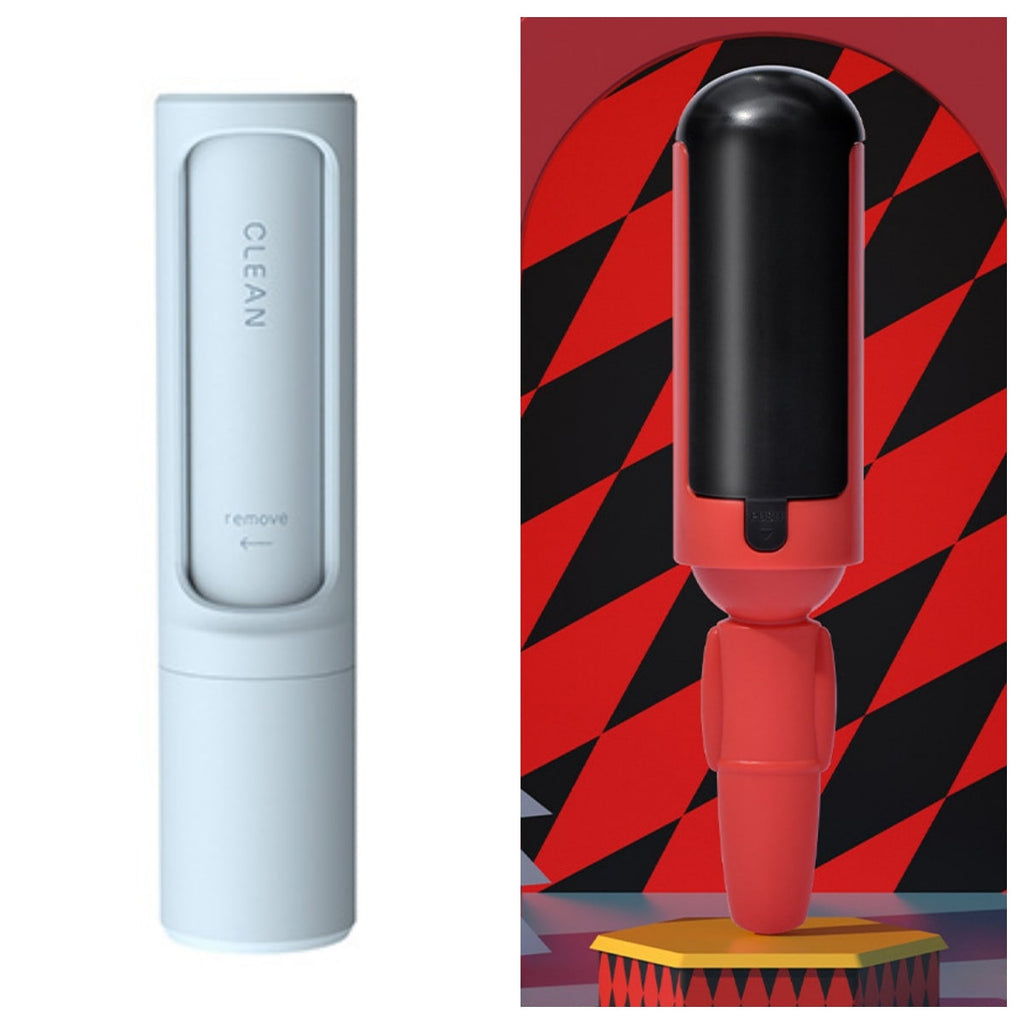 Reusable Pet Hair Remover Tool with Electrostatic Brush and Double-Sided Design
