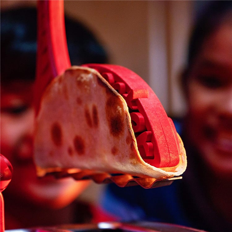 Taco Shell Maker Machine with Tortilla Toaster Insert and Ridged Handle for Crispy - Image 3